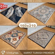 [210 x 160 CM] Turkish Carpet Aesthetic Floor Carpet/ Living Room Floor Carpet/ Premium Jumbo Carpet