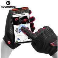ROCKBROS Touch Screen Autumn Winter Cycling Long Full Finger Breathable Gloves