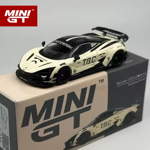 MINIGT 1:64 McLaren 720S LB★Works TBC Beige Alloy Car Model 1083