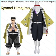 XS1 Demon Slayer Kimetsu no Yaiba To the Hashira Training Gyomei Himejima cosplay cloth Halloween pa