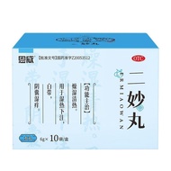 Enwei Ermiao Pills 6g * 10 Bags/Box Enwei Ermiao Pills Wet Hot Bet Ermiao San Women White Belt Itchi