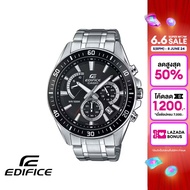 CASIO นาฬิกาข้อมือผู้ชาย EDIFICE รุ่น EFR-552D-1AVUDF วัสดุสเตนเลสสตีล สีดำ