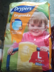 Drypers Drrypantz Saiz L 9-14kg (36pcs)