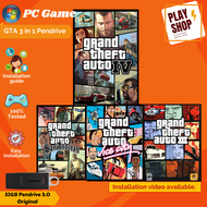 32GB Pendrive Game - Gta Grand Theft Auto San Andreas & GTA Vice City [PC Game pendrive game ] gta i