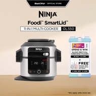 Ninja Foodi 11 in 1 SmartLid Multi cooker in one pot with 6L Capacity and Recipe Book - Ninja OL550