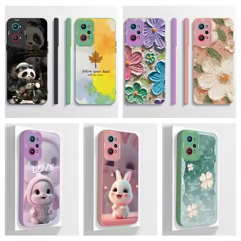 For Realme GT Neo 3T Case Realme GT Neo 2 Phone Case Realme gt neo2 GT 2 Cover Panda Origonal Liquid