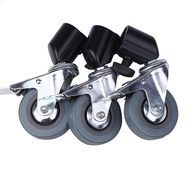 Selens 3 Pcs Wheels Wheels Wheels C Light Stand Professional Swivel Caster Wheels Set 30mm with Rubb