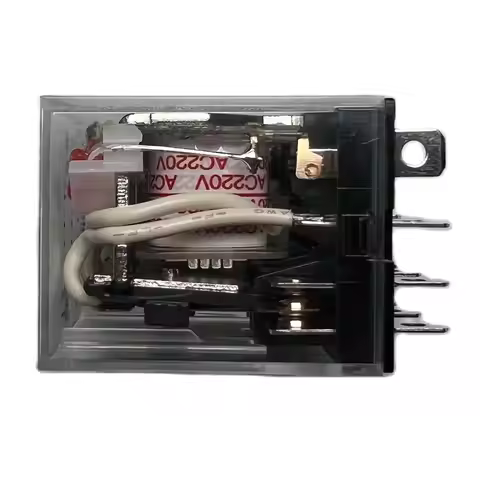 Zusen YJ4N-LY High Power Small Intermediate Relay AC 220V DC 12V 24V 10A Coil 4 Groups of 14 Pins wi