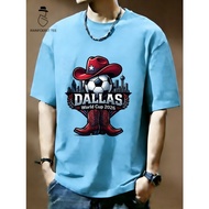 Dallas World Cup 2026 Cowboy Soccer T Shirt  | 100% Cotton | Premium | Tshirt