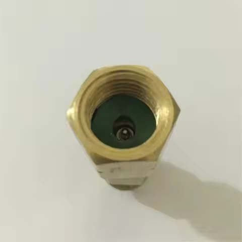 A56K Mini R32 R454B Refrigerant Brass Adapter 1/4in Female to 1/4in R32 Thread Adapter Quick Coupler