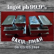timah batangan LUNAK timah kiloan lead ingot timah murni pb 99.9%