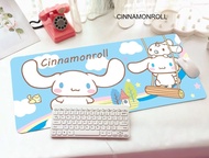 Cinnamonroll SK แผ่นรอง คีย์บอร์ด รองคีย์บอร์ด keyboard ลายCinnamonroll SK งานสวยดี ขนาด 30 x 70 cm 