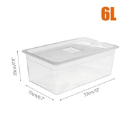 11L Sous Vide Container with Lid 11 Liter Water Tank Bath for Circulator Sous Vide Culinary Immersion Slow Cooker