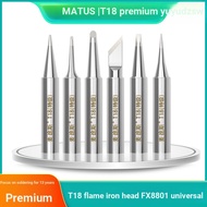 Premium T18 Series Lead-Free Soldering Iron Tip FX-888D Soldering Station Universal Soldering Tip FX