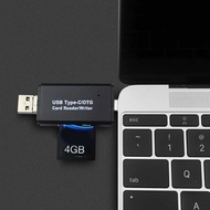 SIMPLBYSHP XZT Card Reader OTG 3in1 USB 2.0 Micro USB Type C OTG SD Card MicroSD - YC320| |