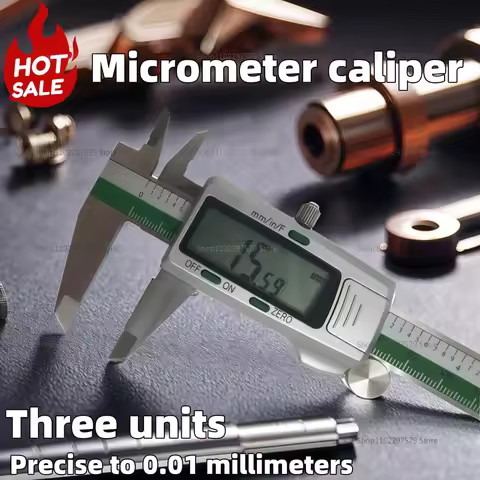 150mm Stainless Steel Digital Caliper with Zero Setting 0.01mm High Precision 6 Inch Digital Thickne