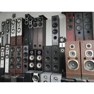 80s Old Floor-standing Wooden Shell Speaker Decoration Decoration Speaker Wall Speaker Video Props O