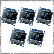 [yinahiut002.ph] 5 PCS OLED  Display Module As Shown PCB for   128x64 Pixel IIC Serial Self- Display