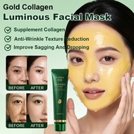 🔥HOT Selling🔥【Save Dull Skin】Gold Collagen Peptide Face Mask Collagen Mask / Peptide Brightening Pee