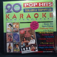 Laser Disc 20 Pop Hits Terlaris & Terpopuler Karaoke Pop Indonesia Nike Ardilla Achmad Albar Etc VA