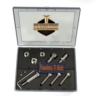 Flawless-Ti Gr5ไทเทเนียม Brembo Rcs กระบอกเบรคคลัทช์คันโยก Bolt ชุด M6 M10ม