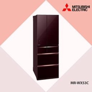 三菱MITSUBISHI  玻璃鏡面六門變頻冰箱 水晶棕 MR-WX53C 可議價