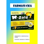 M-ZOLE CHEWABLE TABLET (1'S)
