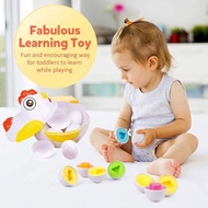 Montessori Baby Learning Children Toys Shape Matching Sorters Puzzle Game Color Learning Eggs Educational Toys For 3-6 Years Old