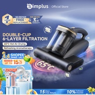 [New Launch] Simplus Dust Mite Cleaner | 65°C 100% Kill Mites | 18,000Pa | 96,000 Beat/min | Double-