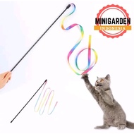Cat stick rainbow string cat toy cat toy cat teaser interactive cat stick