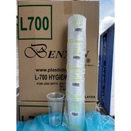 【1 Carton】Benxon L700 PP Cup - 22oz PP Licin Hygienic Cup -PP Plastic Licin Cup ( Cup Only -1000pcs