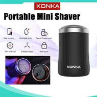 KONKA Portable Mini Men's Razor Electric Shaver for Men Type-C USB Recharge For Travel KS-Mini2