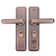 🚓Anti-Theft Door Handle Stainless Steel Door Panel Handle Door Lock Old-Fashioned Gate Lock Entrance Door Lock Cylinder
