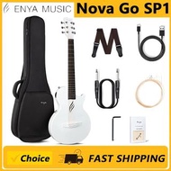 Enya NOVA GO SP1 Carbon Fiber Travel Guitar - 35" Acoustic Electric with Smart AcousticPlus Technolo