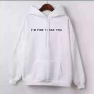 BIGSIZE HOODIE MEN WOMEN IM FINE SIZE S M L XL 2XL 3XL 4XL 5XL JACKET WOMEN MEN PLAIN HOODIE