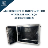 ABS 8U Short Flight Case For Wireless Mic and Accessories