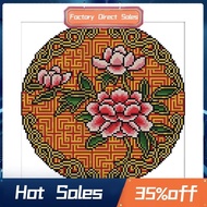 Cross Stitch Kits 11CT Stamped Fortune Comes Easy Patterns Embroidery for Girls Crafts Cross-Stitch Supplies Needlework