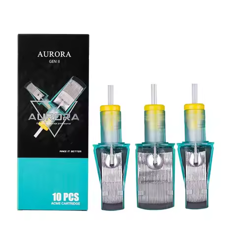 10PCS Disposable Tattoo Shader Needle Large Row Tattoo Ink Cartridge Needle Tattoo One-piece Needle