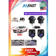 Car View Parking Panoramic System Camera 360° Panoramic Camera 720P/1080P AHD Rear / Front / Left / 