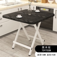 Foldable table simple table square family dining table simpl