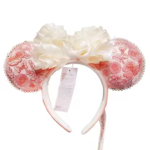 2024 Disney Mickey Hair Bow Headband Fairworks Mikey Mouse Hairband Plush Big EARS COSTUME Cosplay P