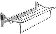 Towel Rack Towel Bar Towel Rail Stainless Steel Bathroom Foldable 90°Storage Rack Bathroom Towel Rac