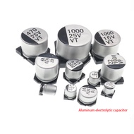 10pcs SMD 10V 16V 25V 35V 47UF 50V 100UF 220UF 470UF 1000UF 10UF 22UF 330UF 2200UF 150UF Aluminum el