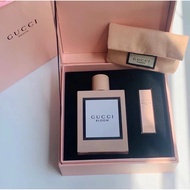 Gucci beauty pink bloom 100ml + Lipstick set