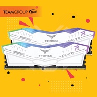 Team T-Force Delta RGB 32GB 2x16GB DDR5 kit 5600MHz Memory RAM - White