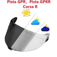 Photochromic Visor for AGV PISTA GP R GP RR Corsa R RACE3 Helmet Shield Glass Viewfinder Windshield 