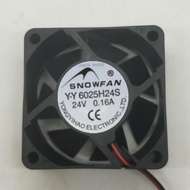 Suitable for SNOWFAN YY6025H24S 6025 Cooling Fan 6CM Dual Ball Fan DC Fan