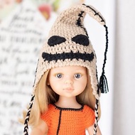 Oogie boogie hat for doll Paola Reina, Little Darling, Halloween costume, 针织帽