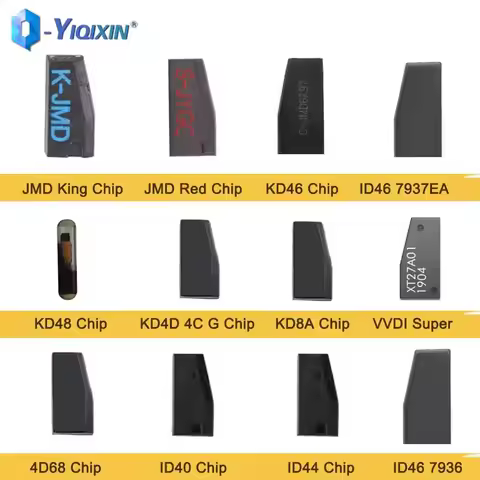 Remote Blank Transponder Car Key Chip KD48 KD46 KD8A KD4D 4C ID46 PCF7936 ID40 ID44 4D68 Xhorse VVDI