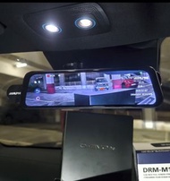 Alpine DRM-M10 串流後視鏡車cam